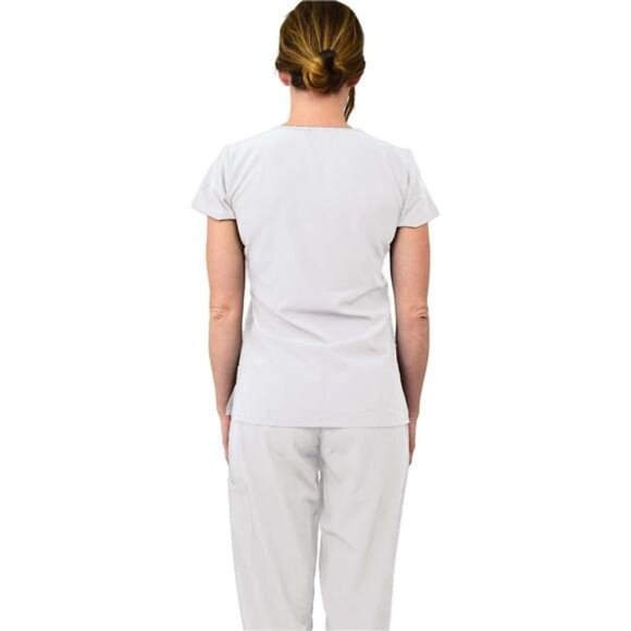 Scrubs for Women Scrub Set - Jogger Pant and V-Neck Top, 6 Pockets - Picture 4 of 7